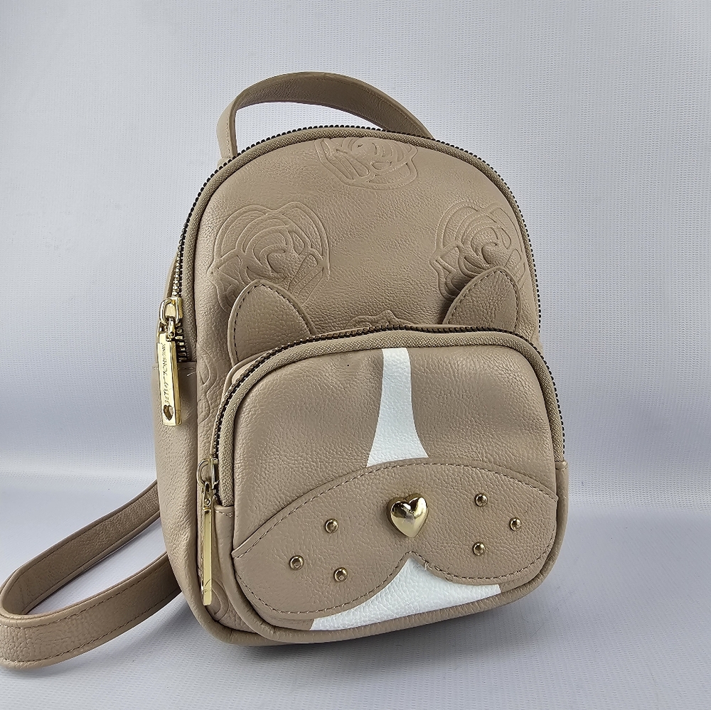 Betsey Johnson French Bulldog Mini Backpack